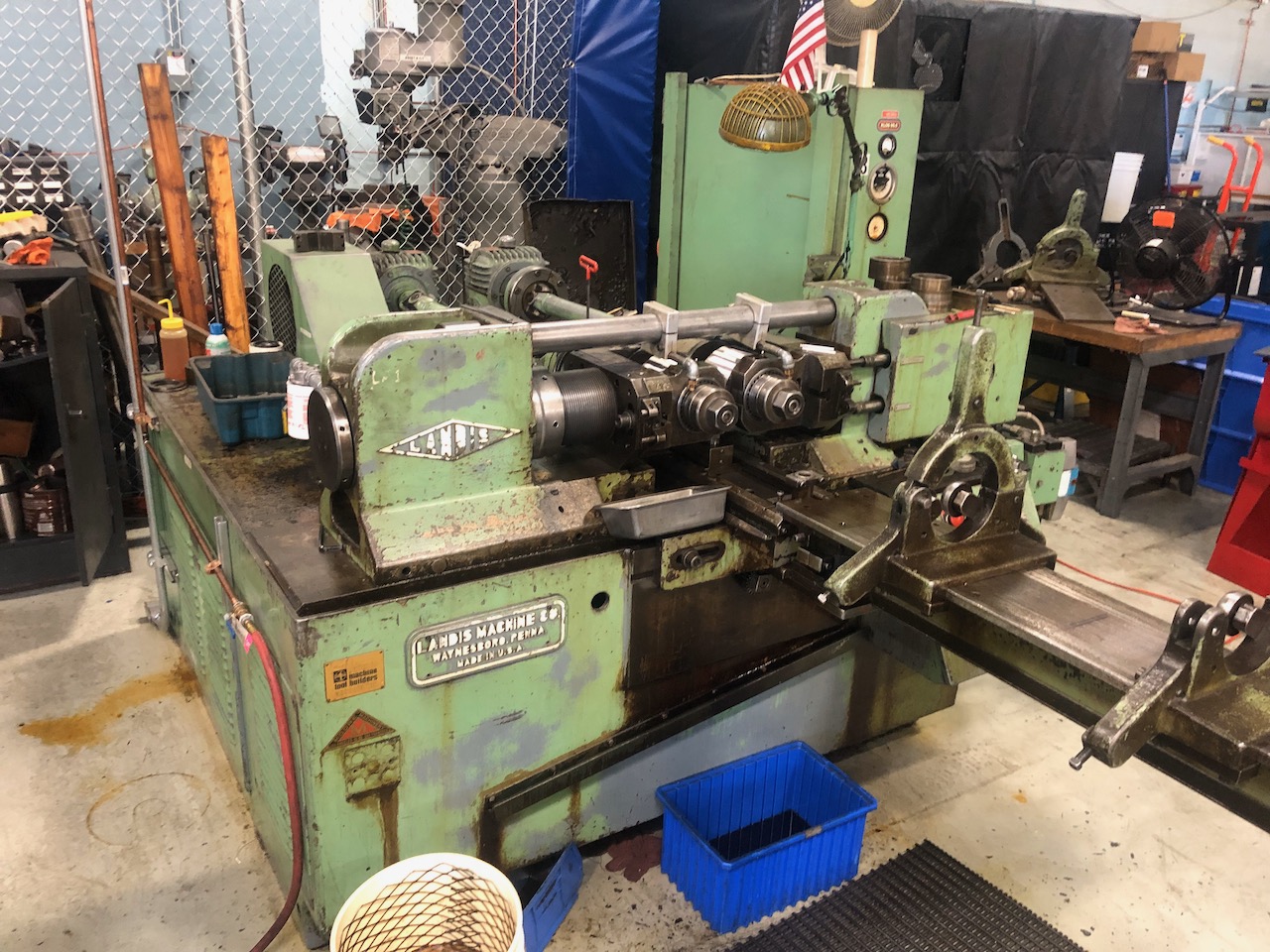 4″ Landis Model 32TFRI 2 Die Cylindrical Thread Roller Hariton