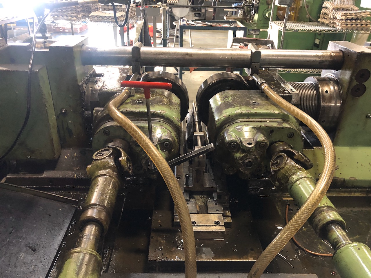 4″ Landis Model 32TFRI 2 Die Cylindrical Thread Roller Hariton