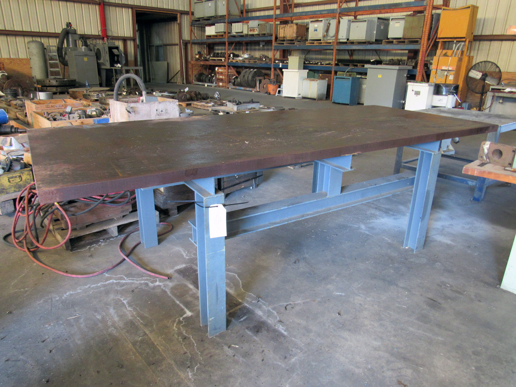 USED, 48″ X 120″ HEAVY DUTY STEEL TABLE | Harris Machine Tools