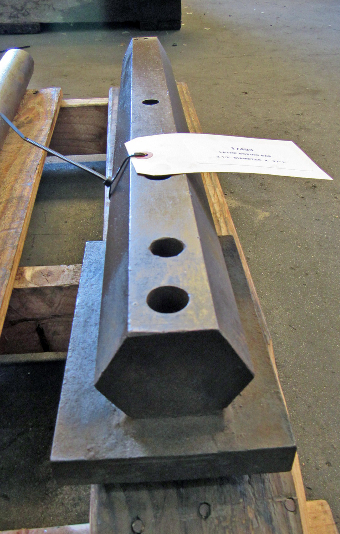 USED, 31/2″ X 27″ LATHE BORING BAR Harris Machine Tools