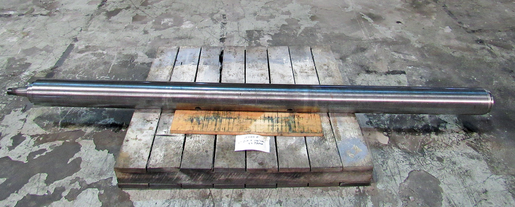 USED, 6″ X 103″ LINE BORING BAR WITH NO. 50 TAPER Harris Machine Tools