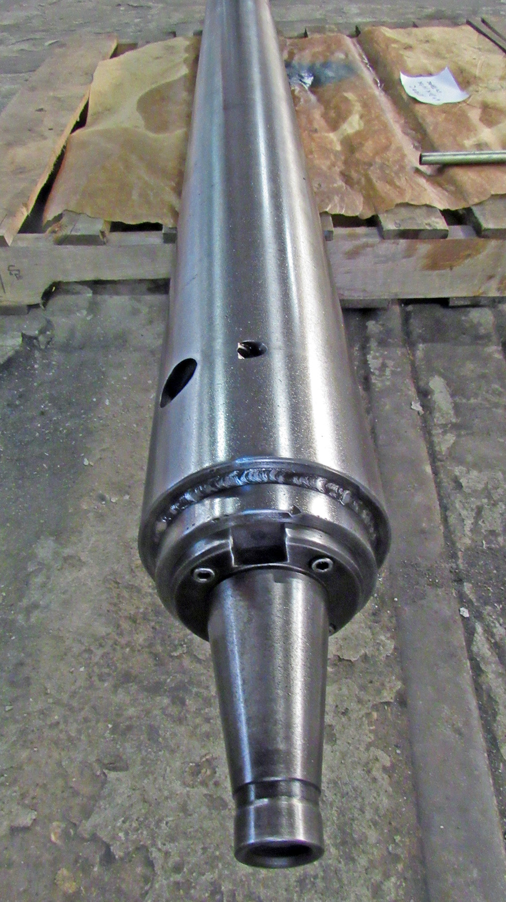 USED, 6″ X 114″ LINE BORING BAR WITH NO. 50 TAPER Harris Machine Tools
