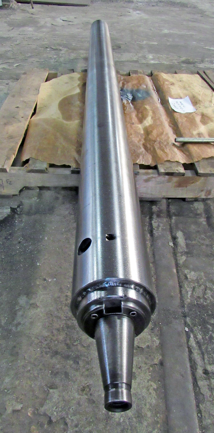 USED, 6″ X 114″ LINE BORING BAR WITH NO. 50 TAPER Harris Machine Tools