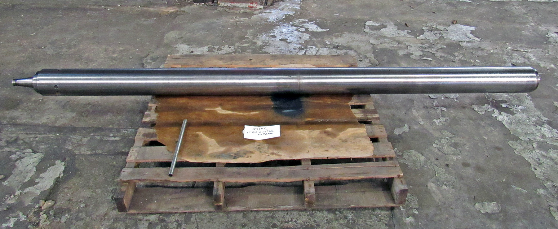 USED, 6″ X 114″ LINE BORING BAR WITH NO. 50 TAPER Harris Machine Tools