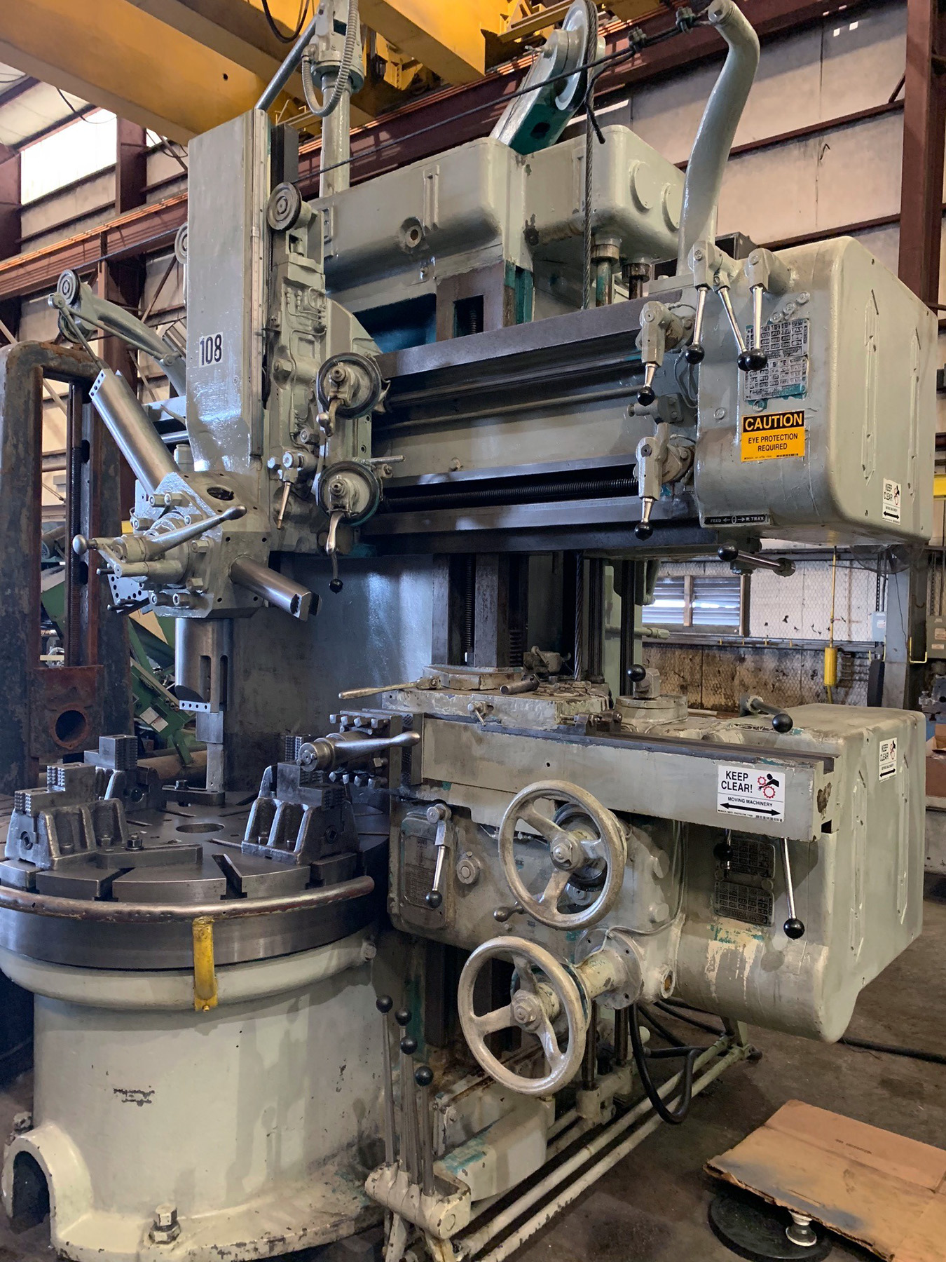 USED, 42″ KING VERTICAL TURRET LATHE Harris Machine Tools