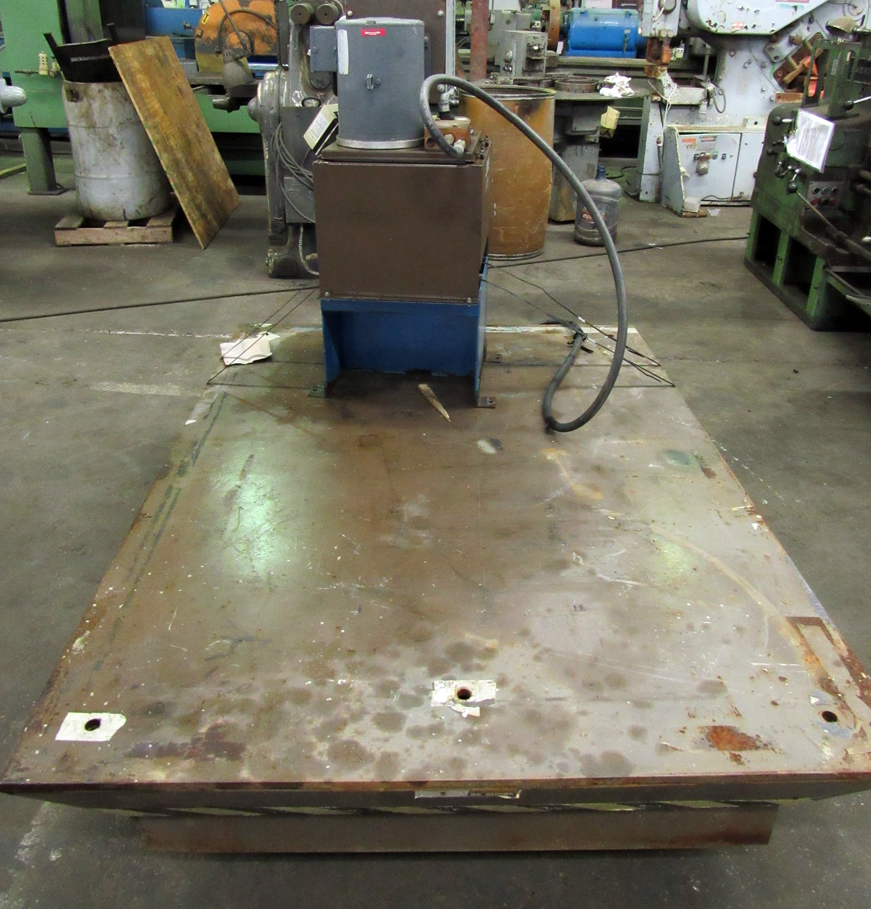 USED, AUTOQUIP 18,000 LB. CAPACITY HYDRAULIC LIFT TABLE Harris