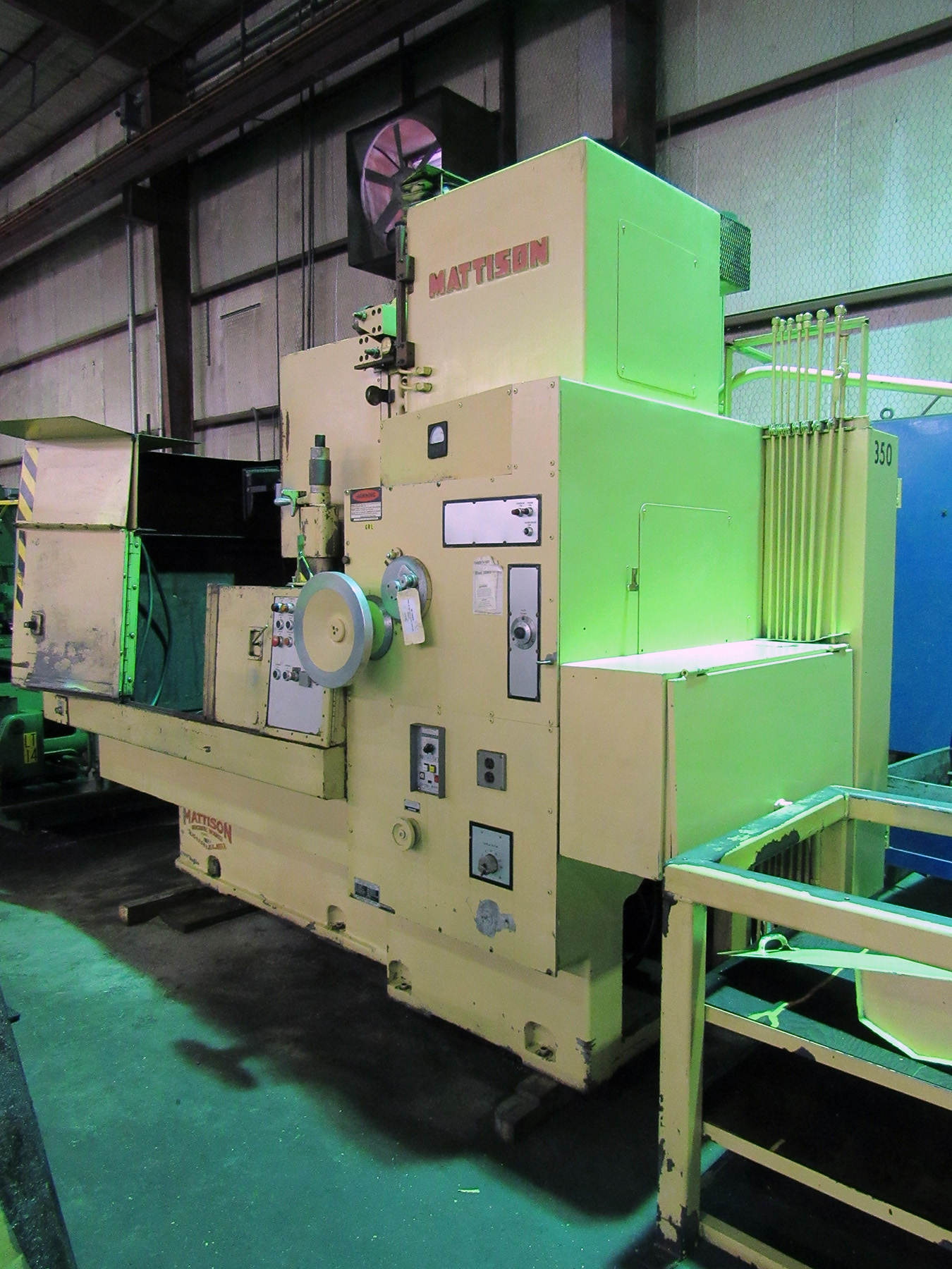 USED, 48″ MATTISON ROTARY SURFACE GRINDER Harris Machine Tools