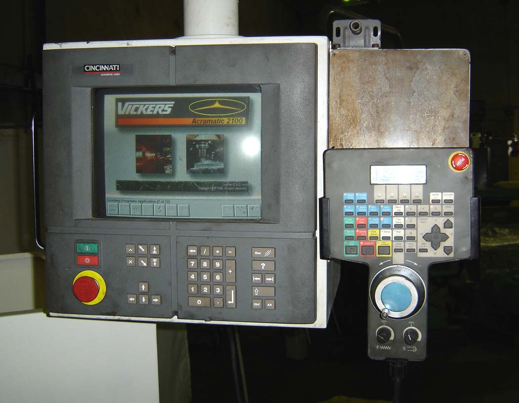 47x24x27, ACRAMATIC A2100 CNC CTRL, BT50 TAPER, 14 TOOLS, RIGID