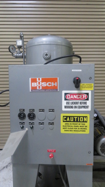 Busch Used RC0100.E506.1003 2-Station Vacuum Pump, 3hp, 460V | Zag ...
