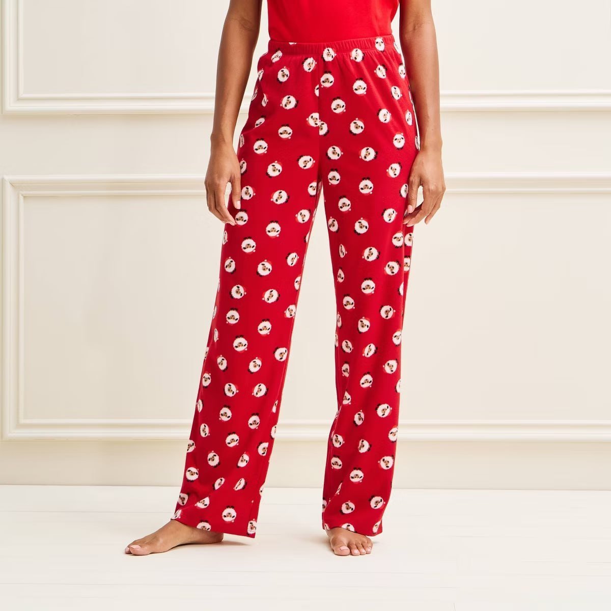 target Women's Holiday Sheep Microfleece Matching Family Pajama Pants - Wondershop™ Red XS