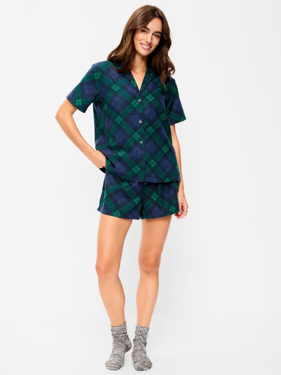 Old Navy x Disney Muppets Flannel Pajama Shorts Set for Women