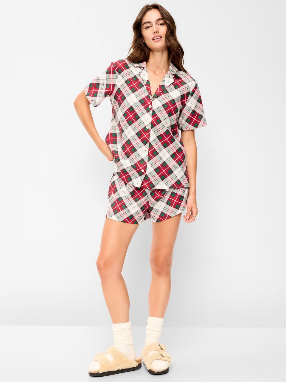 Old Navy x Disney Muppets Flannel Pajama Shorts Set for Women