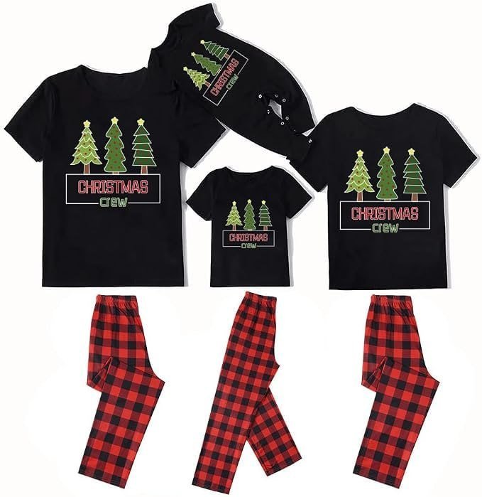 amazon TEERAPHIQUE Christmas Pajamas for Family, Couples Xmas PJS Matching Sets