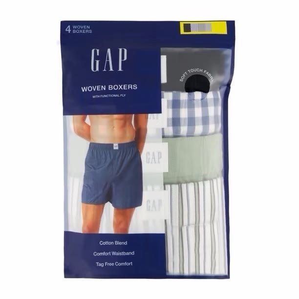 Pack 4 Boxer GapBody