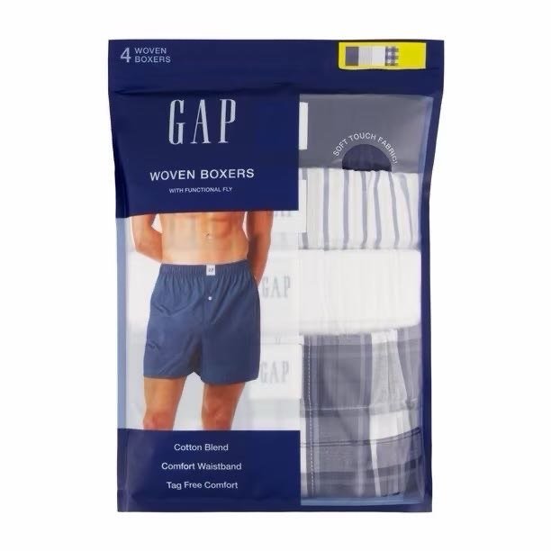 Pack 4 Boxer GapBody