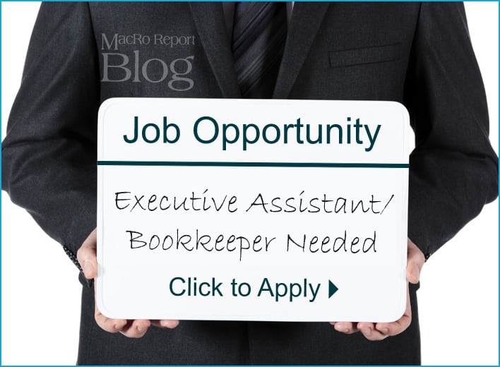 Executive Assistant/Bookkeeper Needed MacRo Commercial Real Estate