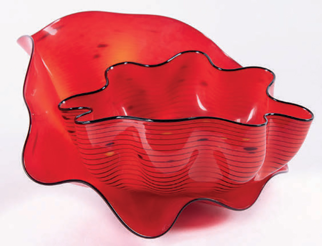 Dale Chihuly, Roman Red Seaform Pair (426.pp2s.06)