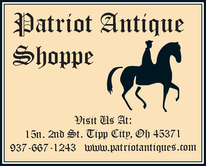 Patriot Antique Shoppe 2021 Antiques Trade Directory Ad