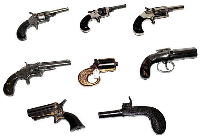 Group of 7 pistols