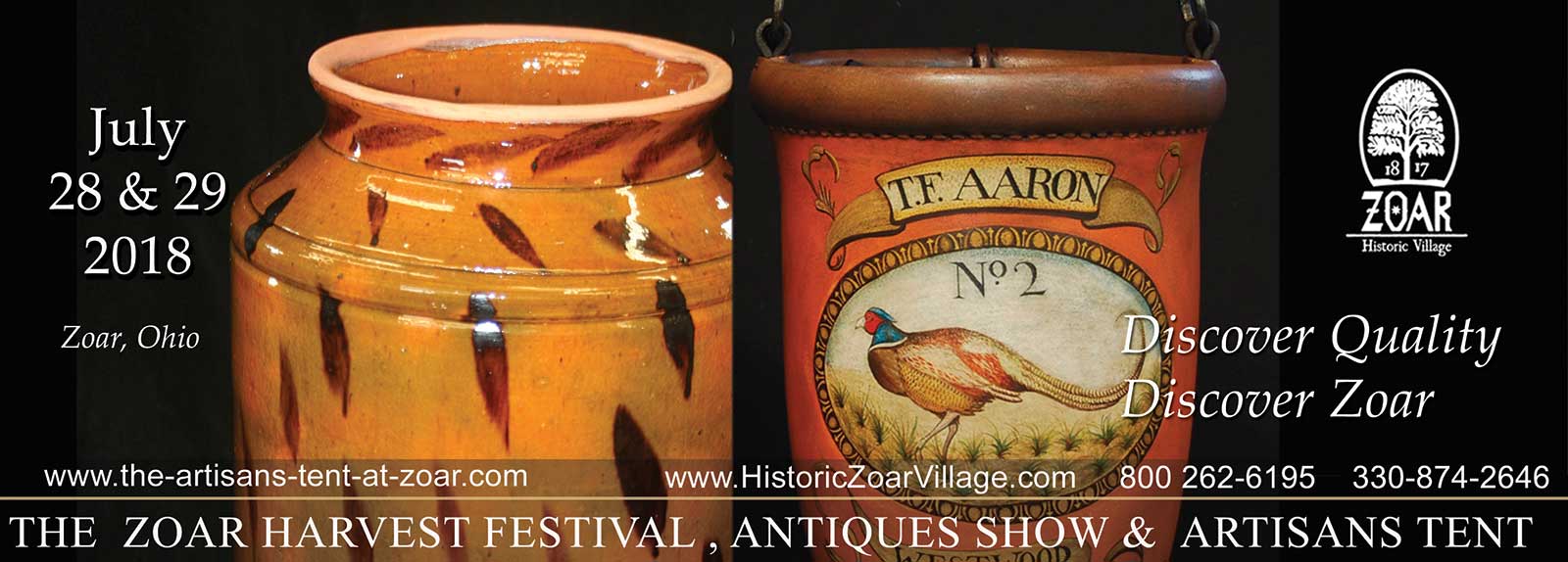 July 2829 Zoar Historical Village 45th Annual Harvest Festival