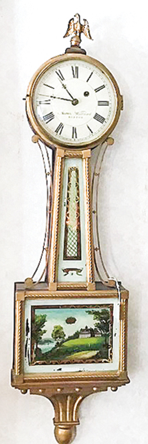 Aaron Willard banjo clock