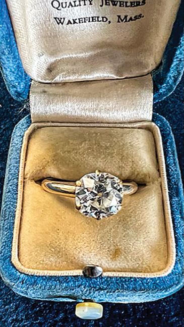 Solitaire diamond, 2.75 ct. Clarity SI2 Color H