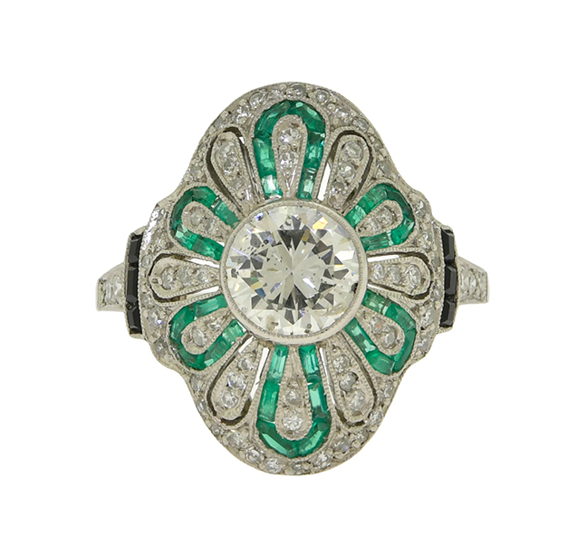 Diamond & emerald