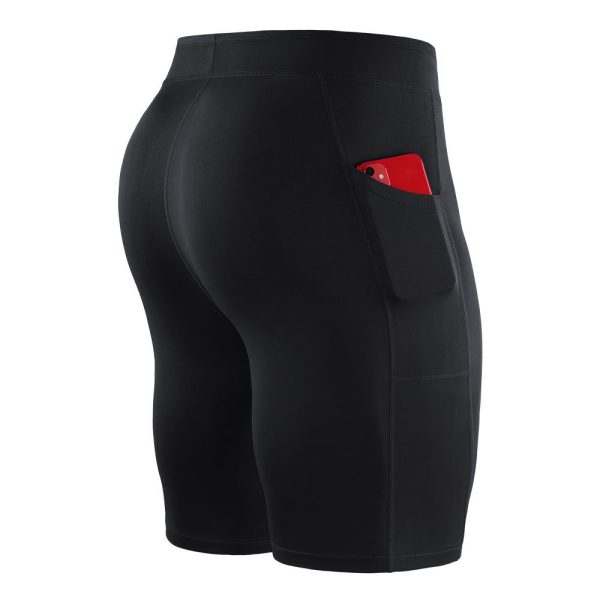 Men Outdoor Running Shorts Male Board GYM Exercise Fitness Leggings - Image 4