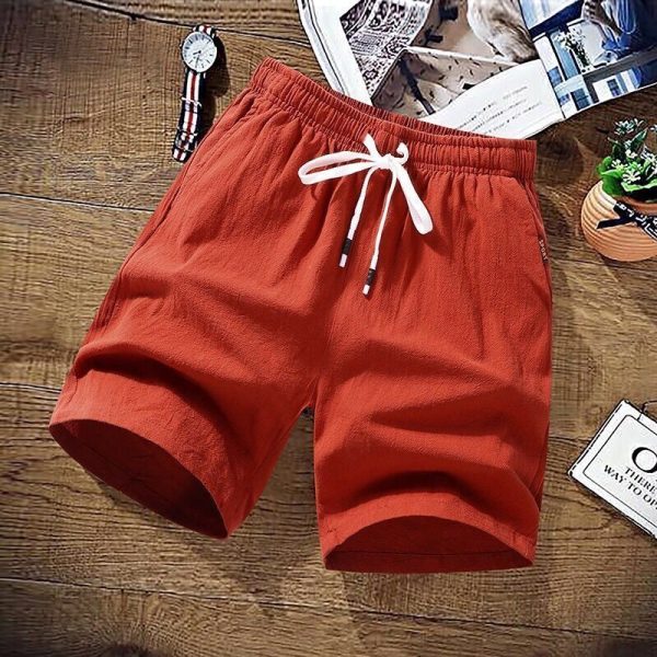 Loose Casual Youth Straight Five-point Beach Shorts - Image 4