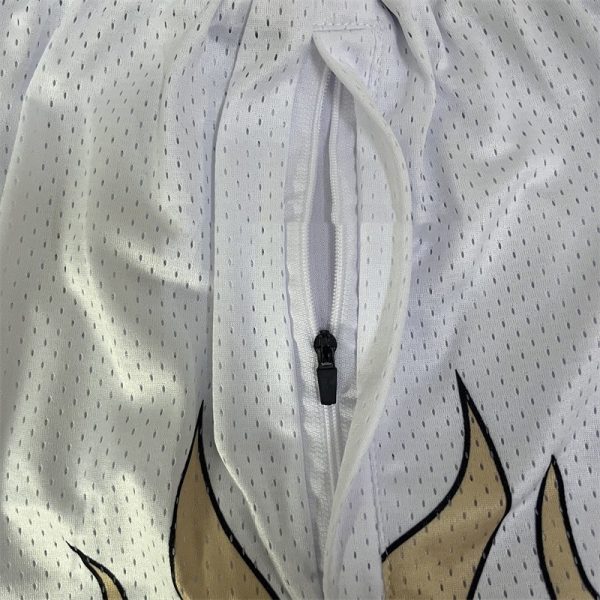 Flame Double Layer Mesh Style For Sports Shorts Men - Image 6