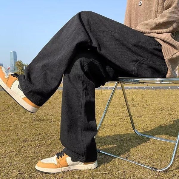 Men's Retro Washed Jeans Street Fashion - Image 4