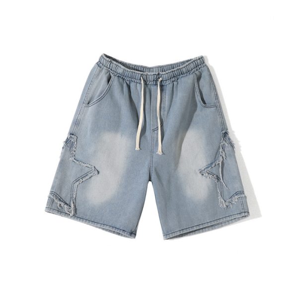 Men's Fashion All-match Straight Fifth Pants - Image 6