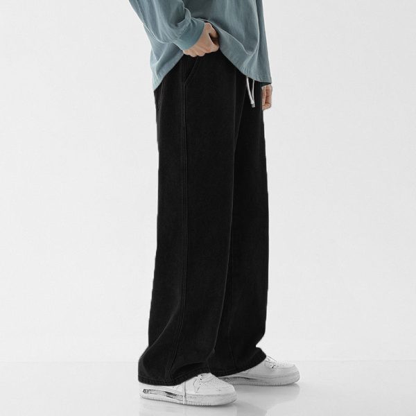 Mens Fashion Casual Loose Straight Jeans - Image 5