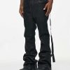 High Street RO Wind Coating Brush Glue Slightly Flared Mop Jeans - Image 4