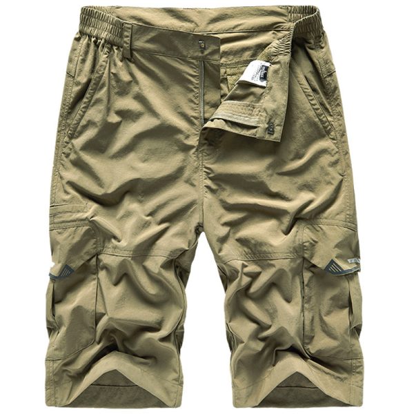 Shorts Men's Quick-drying Outdoor Straight Loose Multi-bag - Image 5