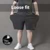 Summer Thin Plus Size Stretch Ice Silk Men's Shorts - Image 2