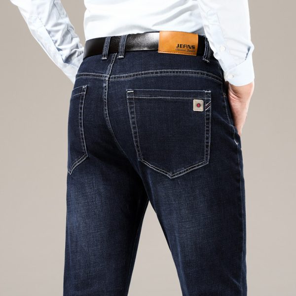 Men'S Straight Loose Elastic Slim Fit Business Casual Korean Style Trendy Plus Size Pants Men - Image 7
