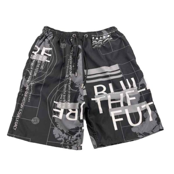 Printed Board Shorts Drawstring Casual Pants Summer - Image 3