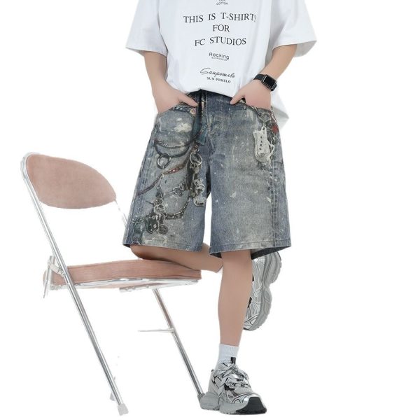 Men's Fried Salt Washed Street Shorts - Image 7