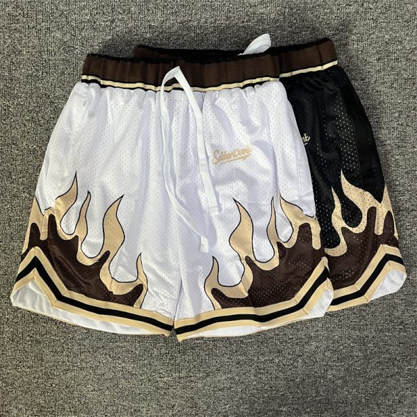 Flame Double Layer Mesh Style For Sports Shorts Men - Image 10