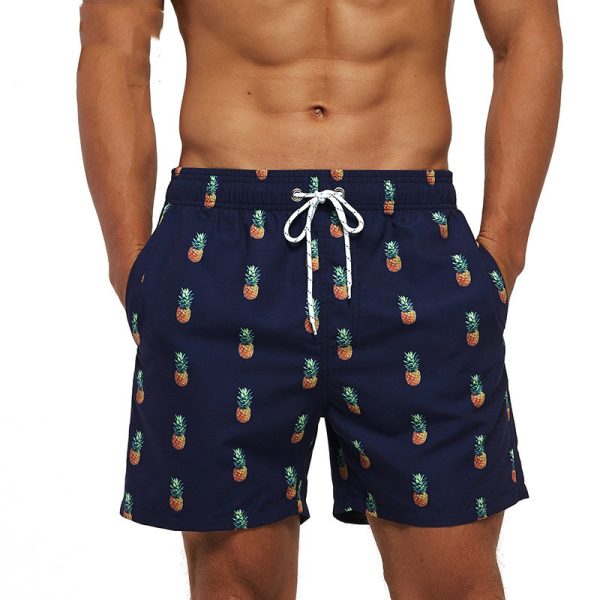 Men's Fashion Casual Loose Print Beach Shorts - Image 2