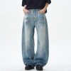 American Machete Jeans Men's Street Retro Washed - Image 4