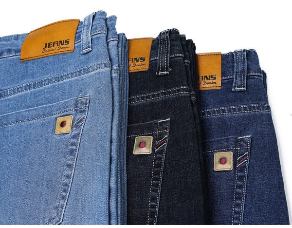 Men'S Straight Loose Elastic Slim Fit Business Casual Korean Style Trendy Plus Size Pants Men - Image 3