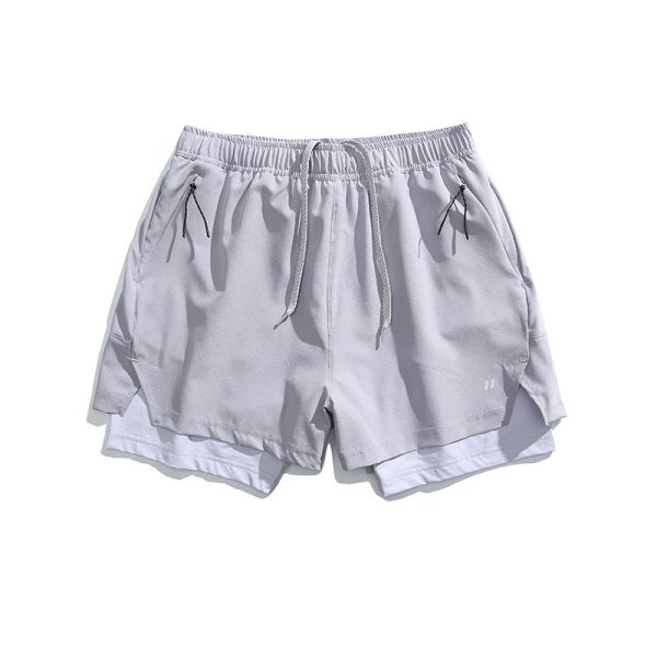 Two-in-one Breathable Quick-drying Cool Sports Shorts - Image 7