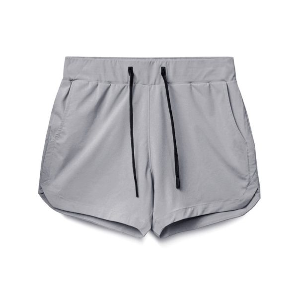 Single-layer Woven Quick-drying Solid Color Running Fitness Sports Leisure American Fifth Pants - Image 6