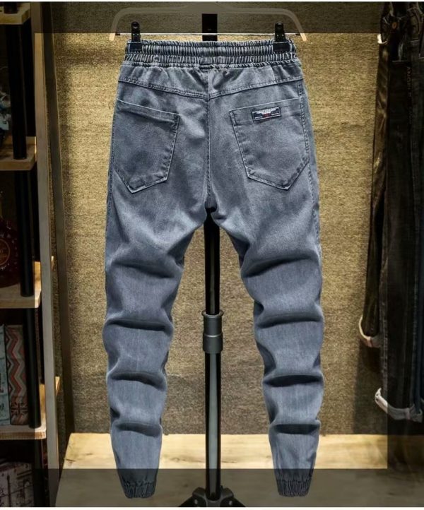 Men's All-matching Work Clothes Large Pocket Ankle-tied Casual Pants - Image 4