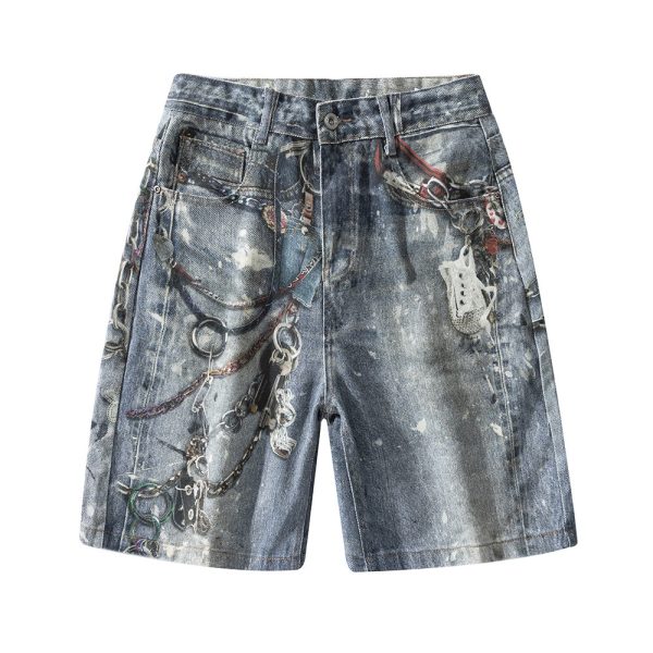 Men's Fried Salt Washed Street Shorts - Image 4