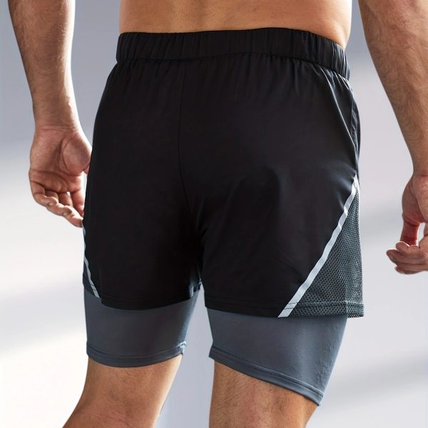 Men's Athletic Shorts Two-in-one Anti-exposure Quick-drying Breathable - Image 4