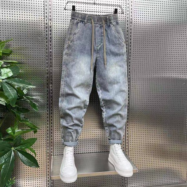 Summer Retro Washed Jeans For Men - Image 3