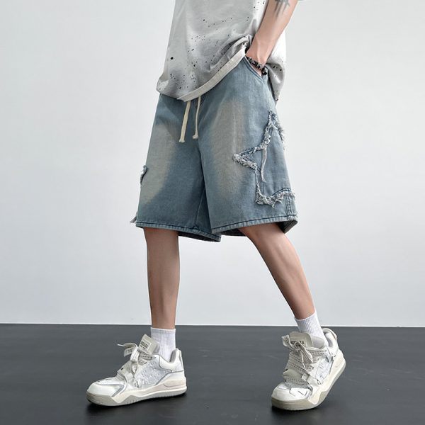 Men's Fashion All-match Straight Fifth Pants - Image 10